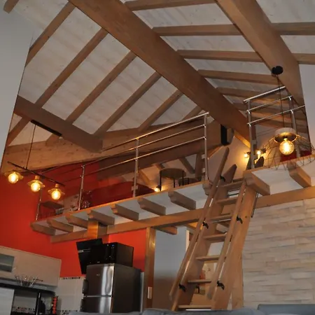 샬레 Les Charmes Du Sauna Et *