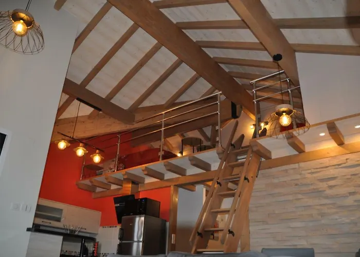 샬레 Les Charmes Du Sauna Et *